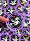 Council of Spooky B*tches Holographic Sticker