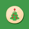 Christmas Tree Cookie Clear Christmas Sticker