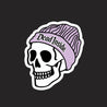 Dead Inside Skull Glow in the Dark Sticker
