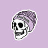 Dead Inside Skull Glow in the Dark Sticker