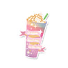 Frappa F*ck Me Popular Coffee Parody Holographic Sticker