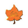 Hello Autumn Metallic Gold Leaf Sticker