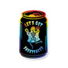 Let's Get Sheetfaced Holographic Sticker