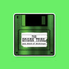 Organ Trail Parody Green Metallic Sticker