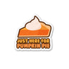Pumpkin Pie Holographic Sticker