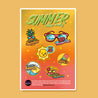 Summer Vibes Only Holographic Sticker Sheet