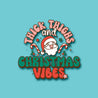 Thick Thighs & Christmas Vibes Clear Christmas Sticker