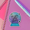 LOL Girl You Wish Crystal Ball Holographic Sticker